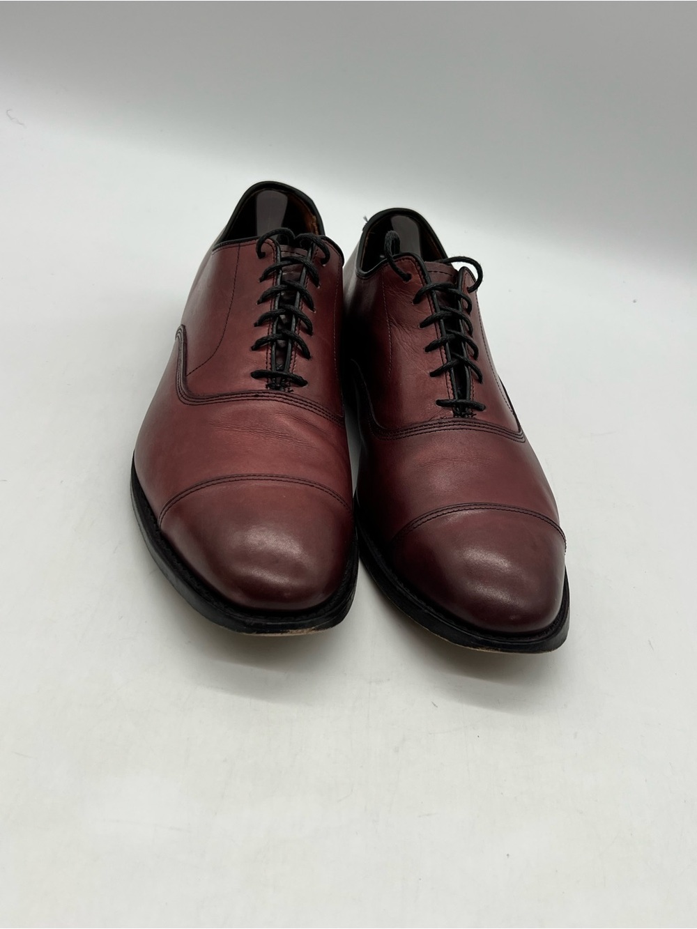 Allen Edmonds Park Avenue Men Size 11E Brown Leather Cap toe Dress Shoes